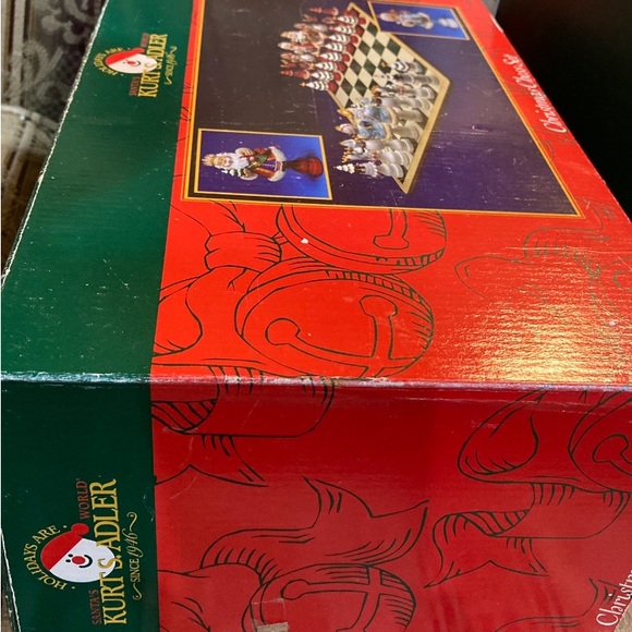 Kurt S Adler Christmas Chess Set. Used and loved - Picture 5 of 16